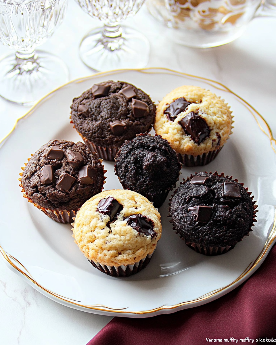 muffiny s kousky čokolády