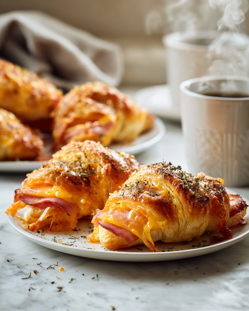 Rychlé rolky se šunkou a sýrem, ideální na podzimní oslavy, snadná příprava a skvělé občerstvení pro rodinu.