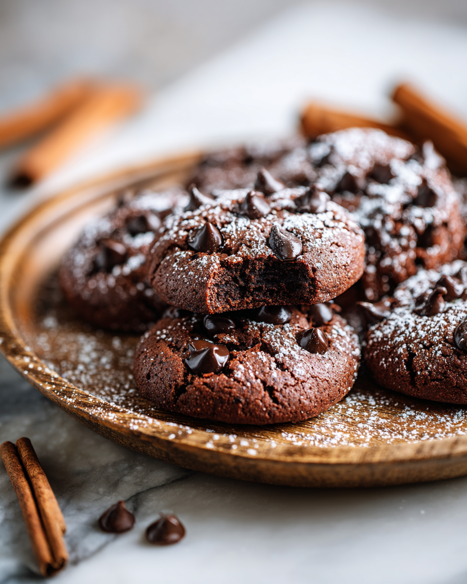 Vintage čokoládové sušenky pečené tradičně, recept na sváteční pohoštění, české pečení