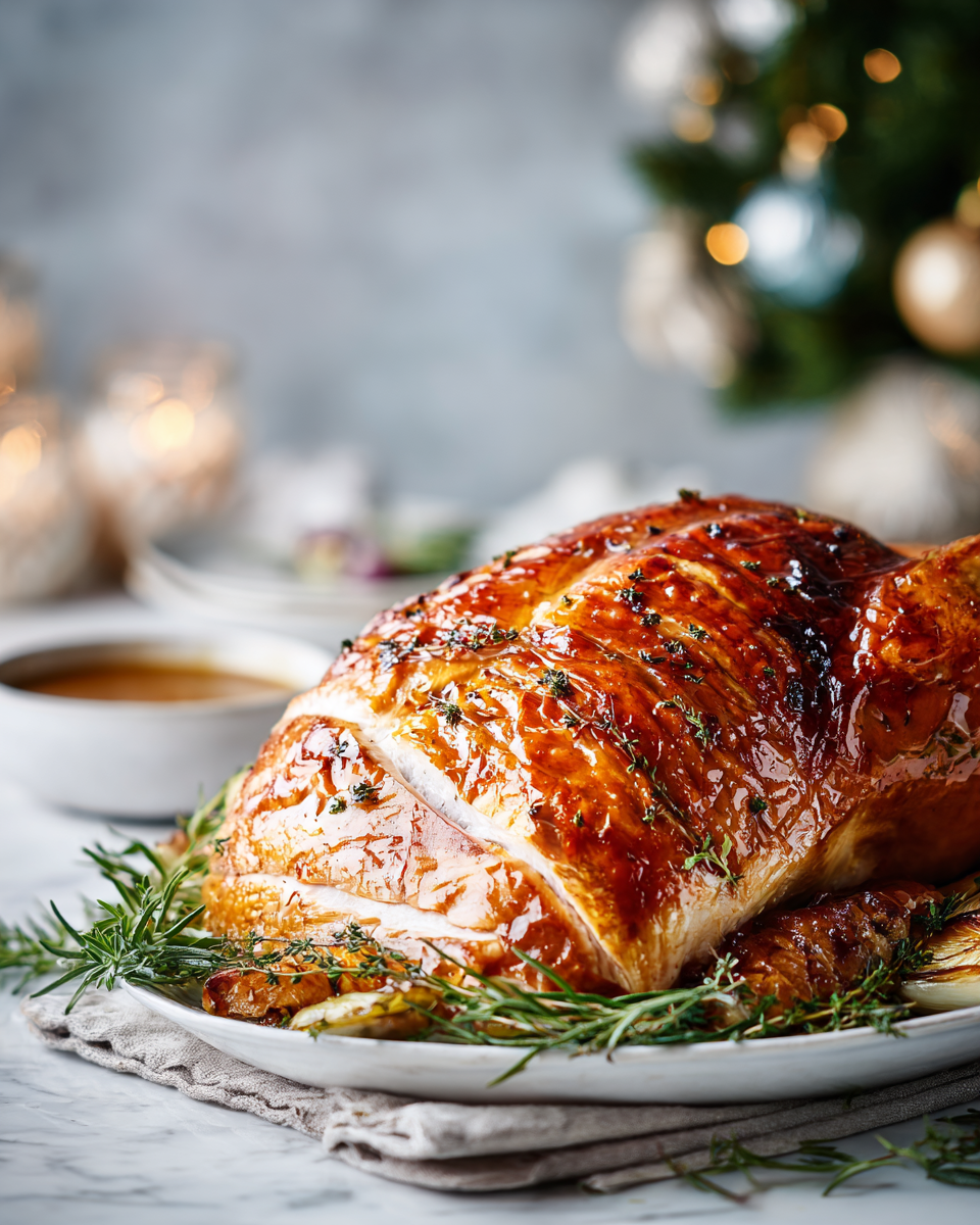 Recept na šťavnatou pomalu vařenou krůtu, ideální na sváteční příležitosti.