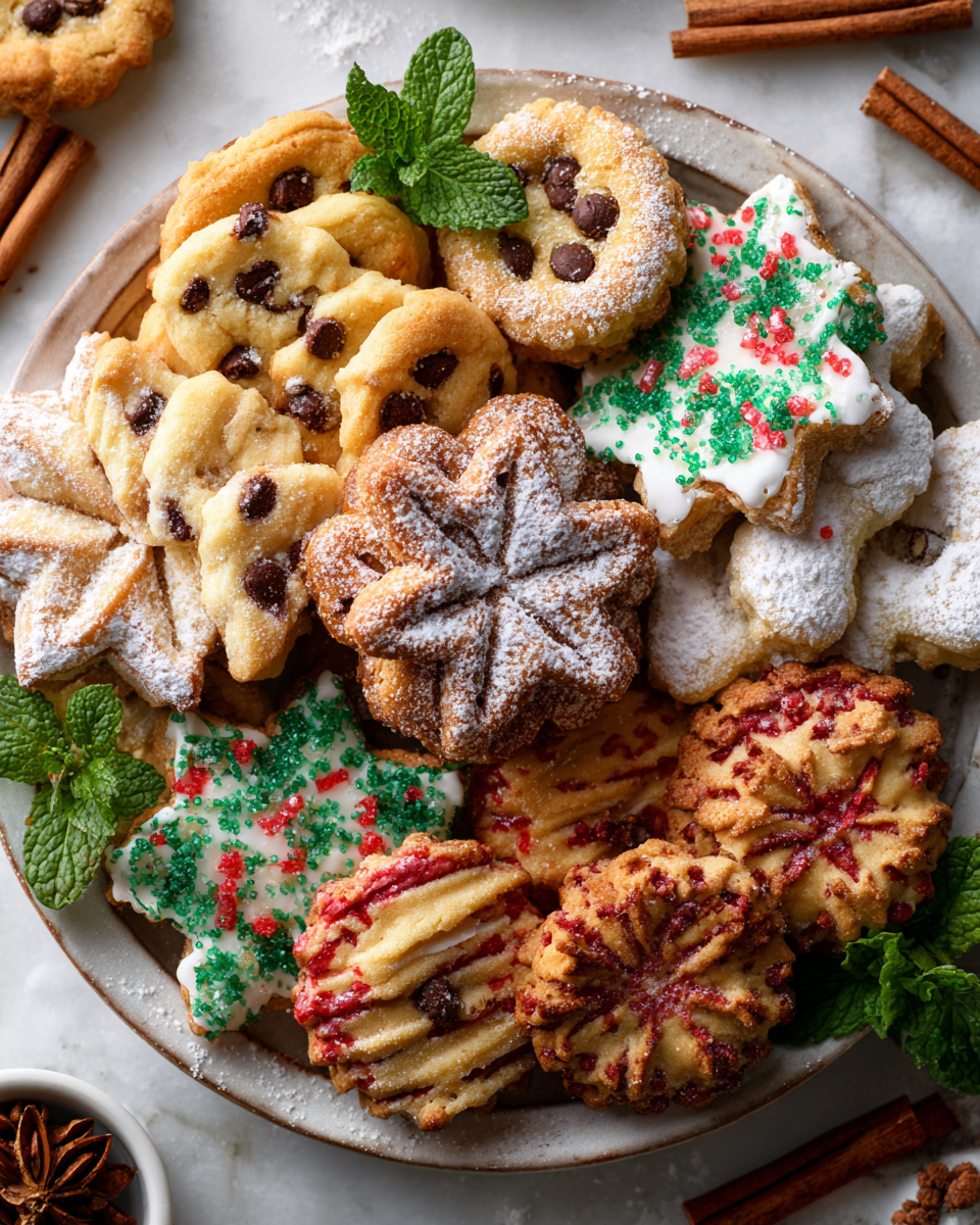Recept na tradiční české vánoční sušenky s klasickými ingrediencemi.