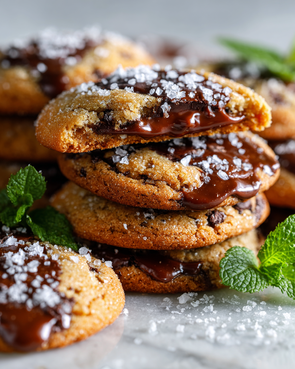 Kakaové sušenky s karamelovým překvapením, perfektní pro podzim a Vánoce.