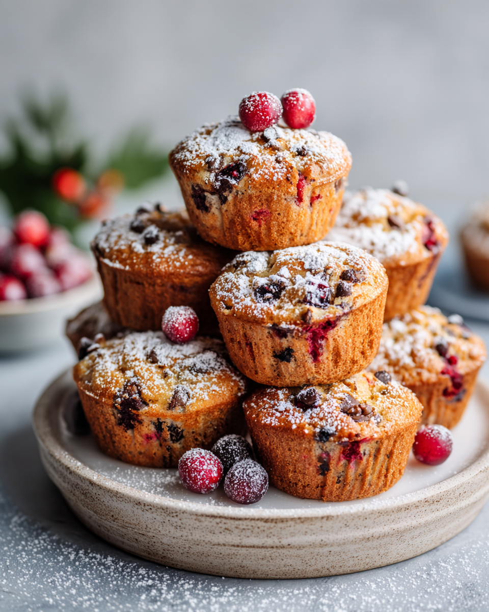 Sladké muffiny z jednoduchého receptu, ideální jako vánoční dárek pro rodinu a přátele, rychlé a chutné. Vhodné pro svátky.