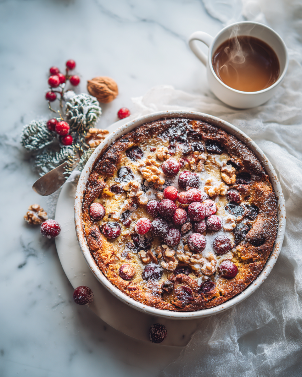 Hřejivá vánoční ovesná kaše s ořechy a sušeným ovocem