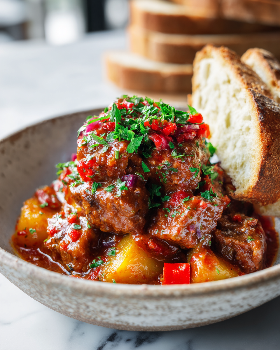 Rychlé a chutné jídlo na podzimní večery připravené v Instant Potu, ideální pro rodinné stolování s hovězím masem a zeleninou.