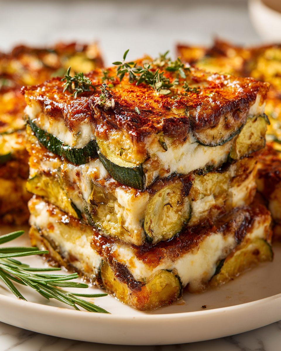 Pečená cuketa se sýrem, nízkosacharidový recept na pohodové podzimní jídlo.