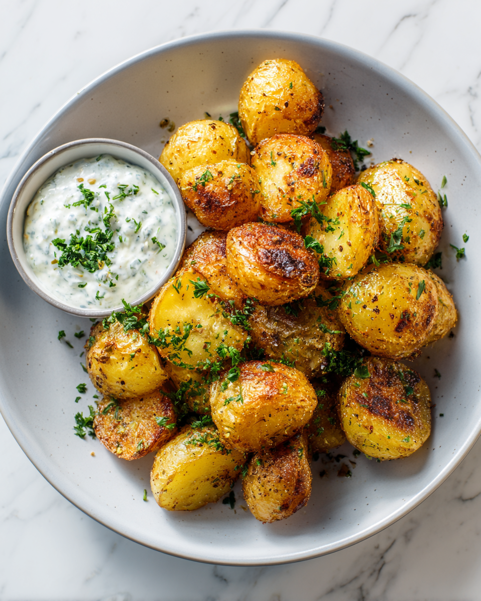 Recept na křupavé brambory z horkovzdušné fritézy - rychlé a zdravé připravené s minimem oleje.
