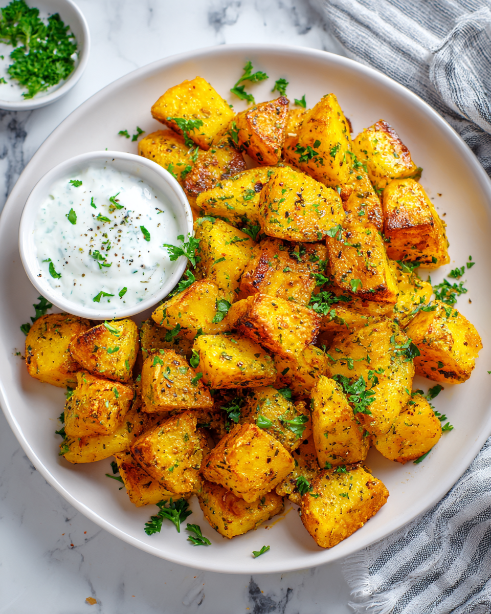 Recept na křupavé brambory z horkovzdušné fritézy - rychlé a zdravé připravené s minimem oleje.