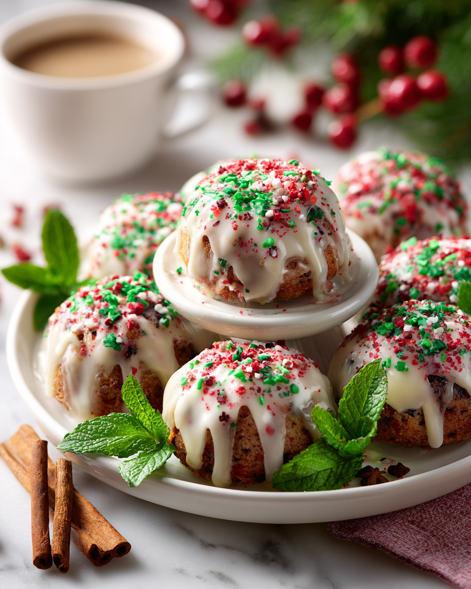 Roztomilé mini vánoční dezerty, které jsou snadno připravené a ideální pro sváteční setkání.