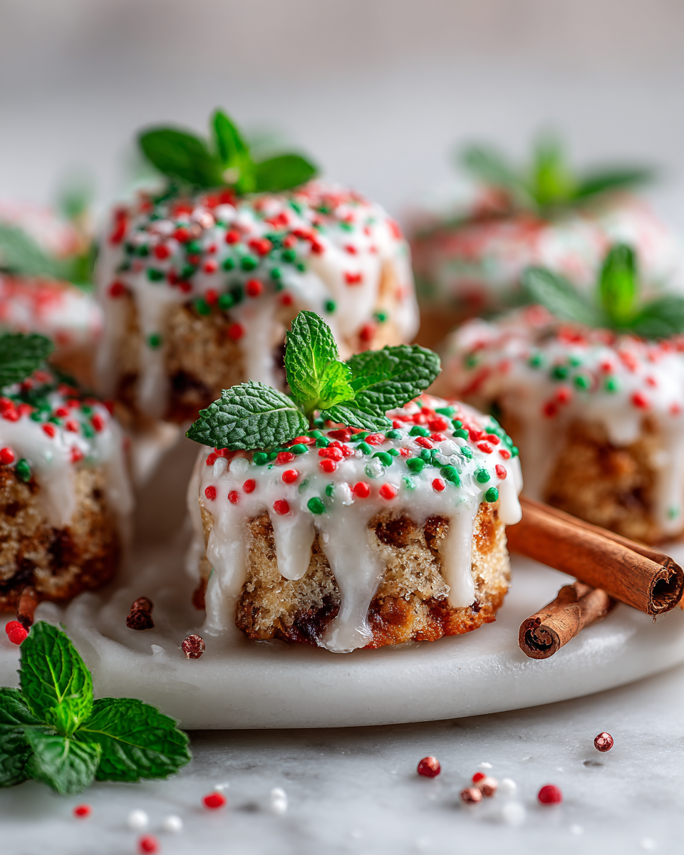 Roztomilé mini vánoční dezerty, které jsou snadno připravené a ideální pro sváteční setkání.