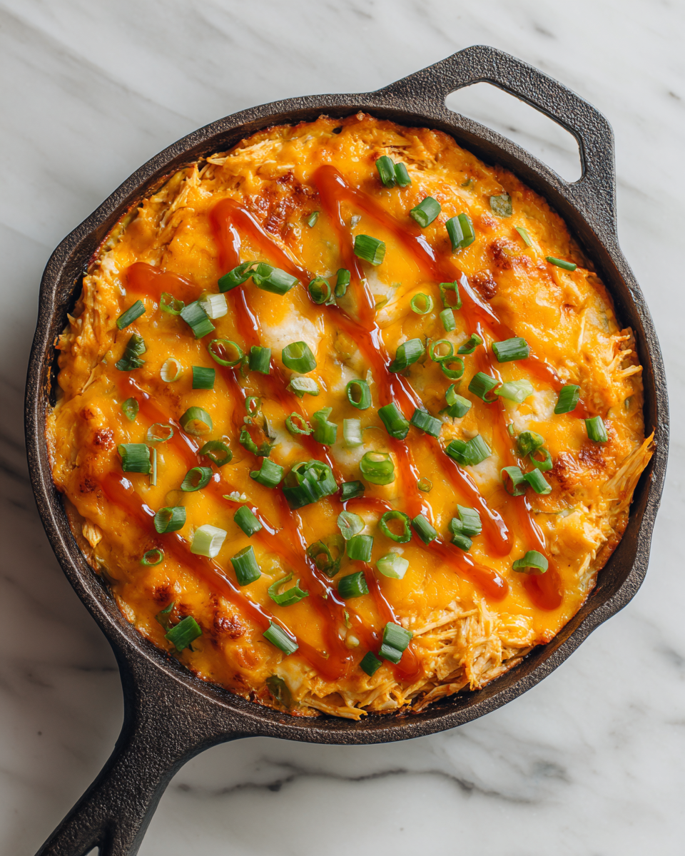 Buffalo omáčkou obohacené jídlo s krémovým sýrem a kuřetem, ideální jako chuťovka na oslavy