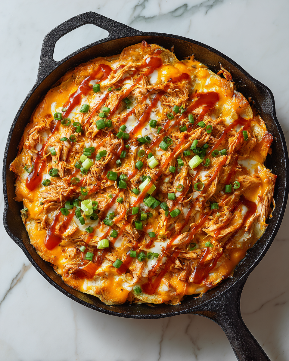 Buffalo omáčkou obohacené jídlo s krémovým sýrem a kuřetem, ideální jako chuťovka na oslavy