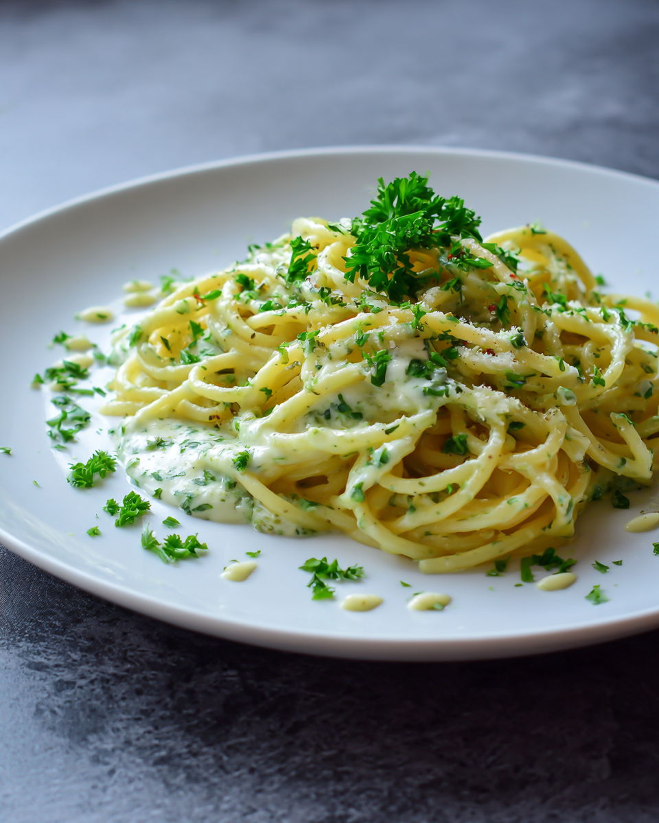 Rychlé těstoviny s krémovou česnekovou omáčkou, snadný recept na domácí večeři