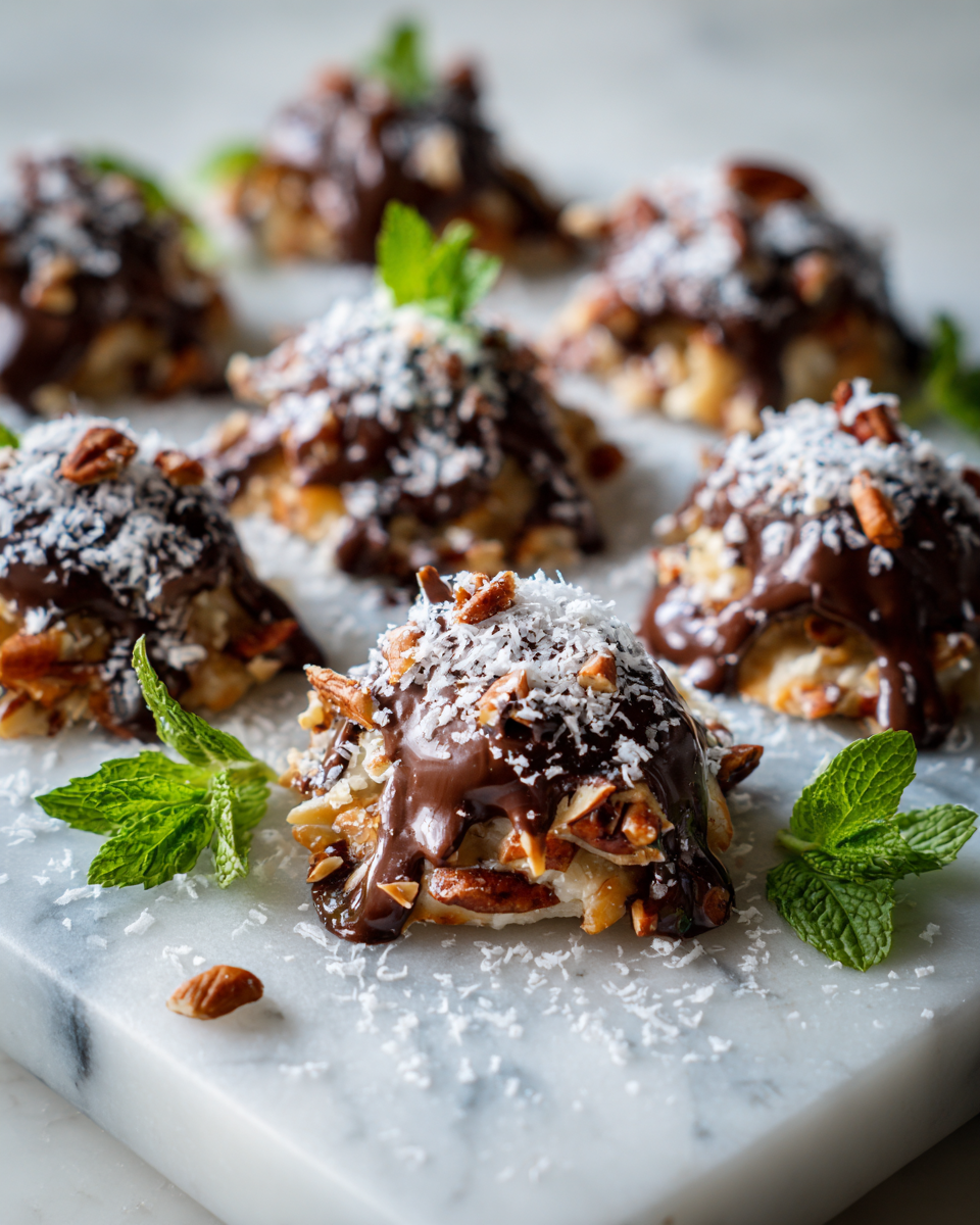 Rychlé vánoční cukrovinky s čokoládou a ořechy, ideální recept na dárky