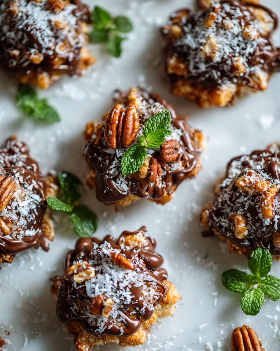 Rychlé vánoční cukrovinky s čokoládou a ořechy, ideální recept na dárky