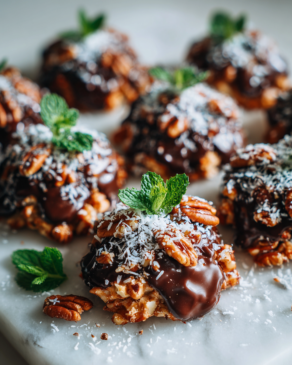 Rychlé vánoční cukrovinky s čokoládou a ořechy, ideální recept na dárky