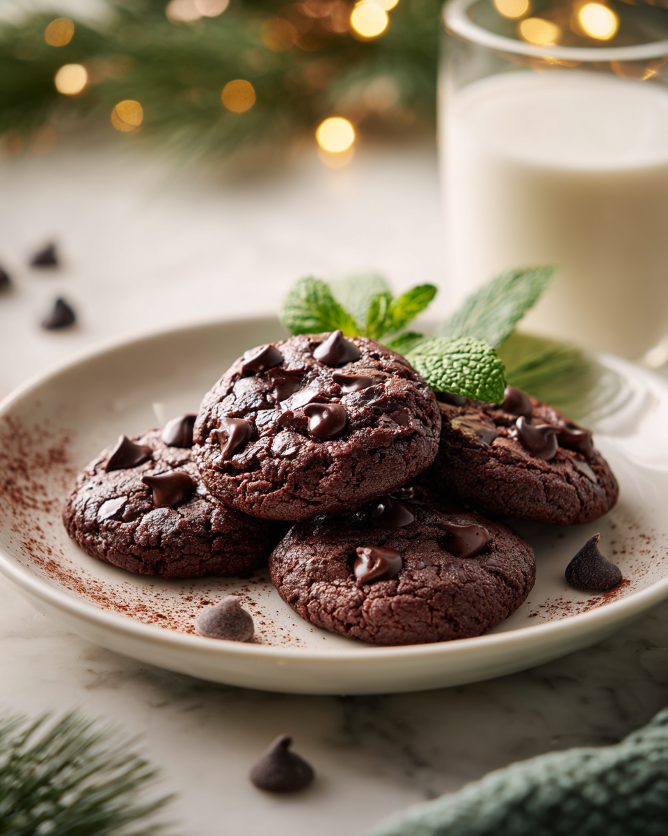 Recept na čokoládové sušenky pro Santu, ideální na Vánoce.