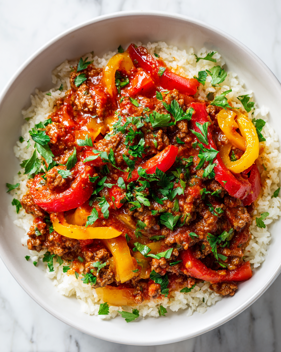 Chutné mleté hovězí maso připravené s láskou pro podzimní večeři.