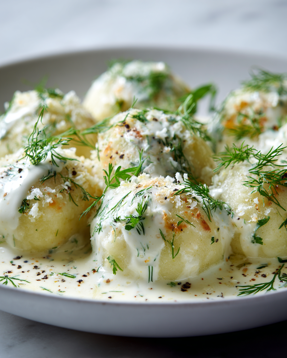 Recept na zimní knedlíky s lahodnou omáčkou pro zahřátí v chladných měsících.