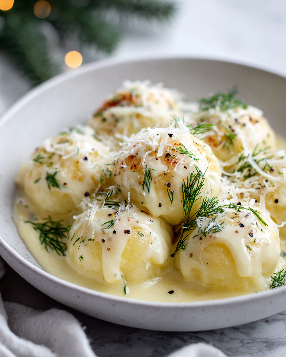 Recept na zimní knedlíky s lahodnou omáčkou pro zahřátí v chladných měsících.