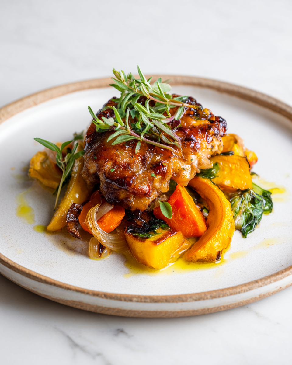 Rychlá večeře pro rodinu připravená v horkovzdušné fritéze s čerstvou zeleninou a křupavým masem.