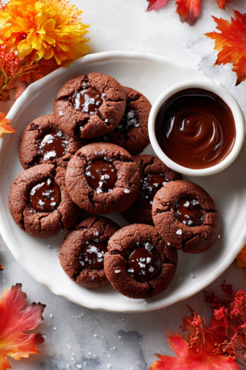 Domácí čokoládové palce na talíři, ideální pro podzimní období, lahodné a snadné na přípravu.