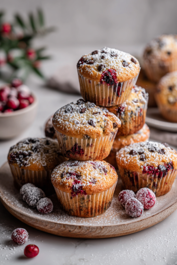 Sladké muffiny z jednoduchého receptu, ideální jako vánoční dárek pro rodinu a přátele, rychlé a chutné. Vhodné pro svátky.