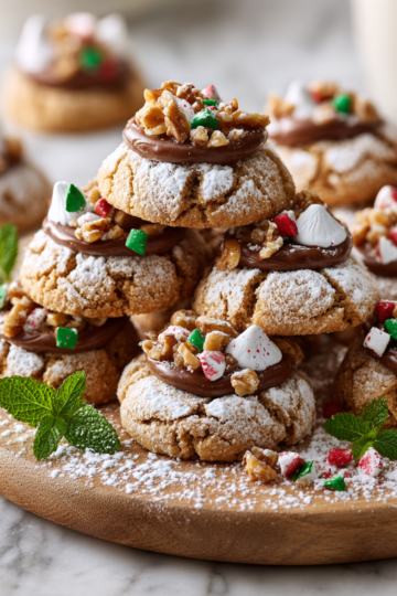 Recept na staromódní polibkové sušenky s ořechy a čokoládou, ideální pro vánoční svátky