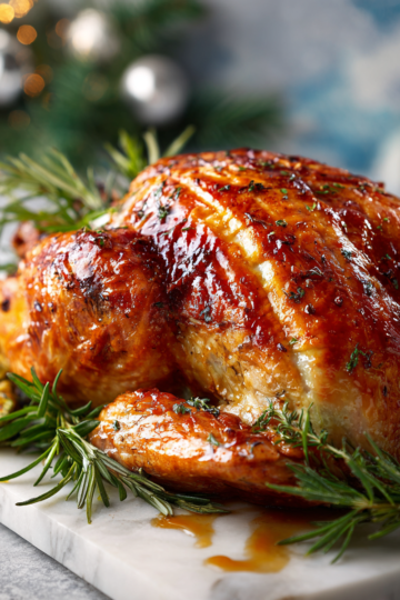 Recept na šťavnatou pomalu vařenou krůtu, ideální na sváteční příležitosti.