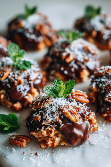 Rychlé vánoční cukrovinky s čokoládou a ořechy, ideální recept na dárky