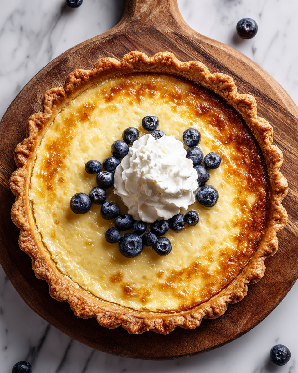 Lahodný buttermilk koláč podávaný se šlehačkou a ovocem, ideální pro rodinné oslavy.