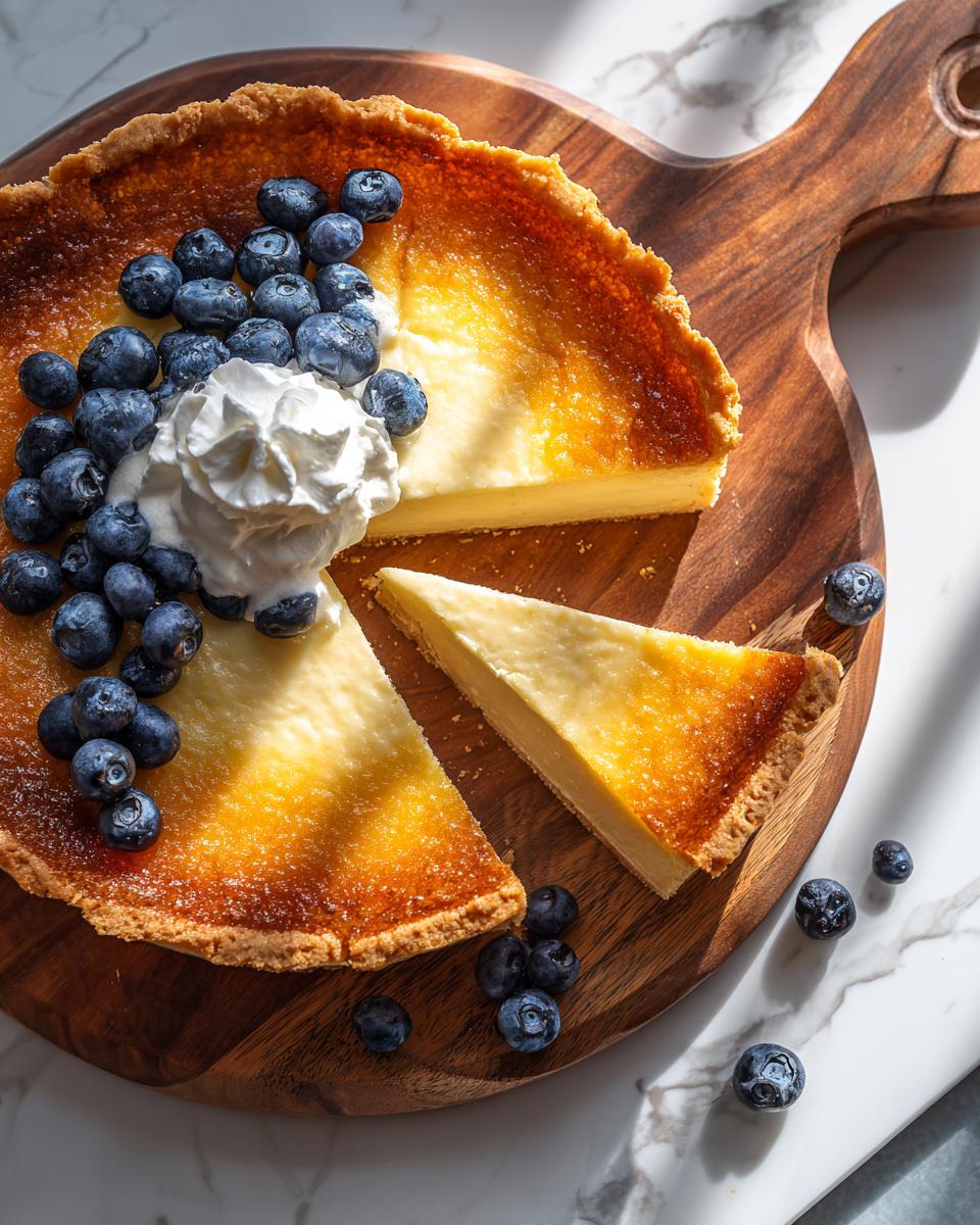 Lahodný buttermilk koláč podávaný se šlehačkou a ovocem, ideální pro rodinné oslavy.