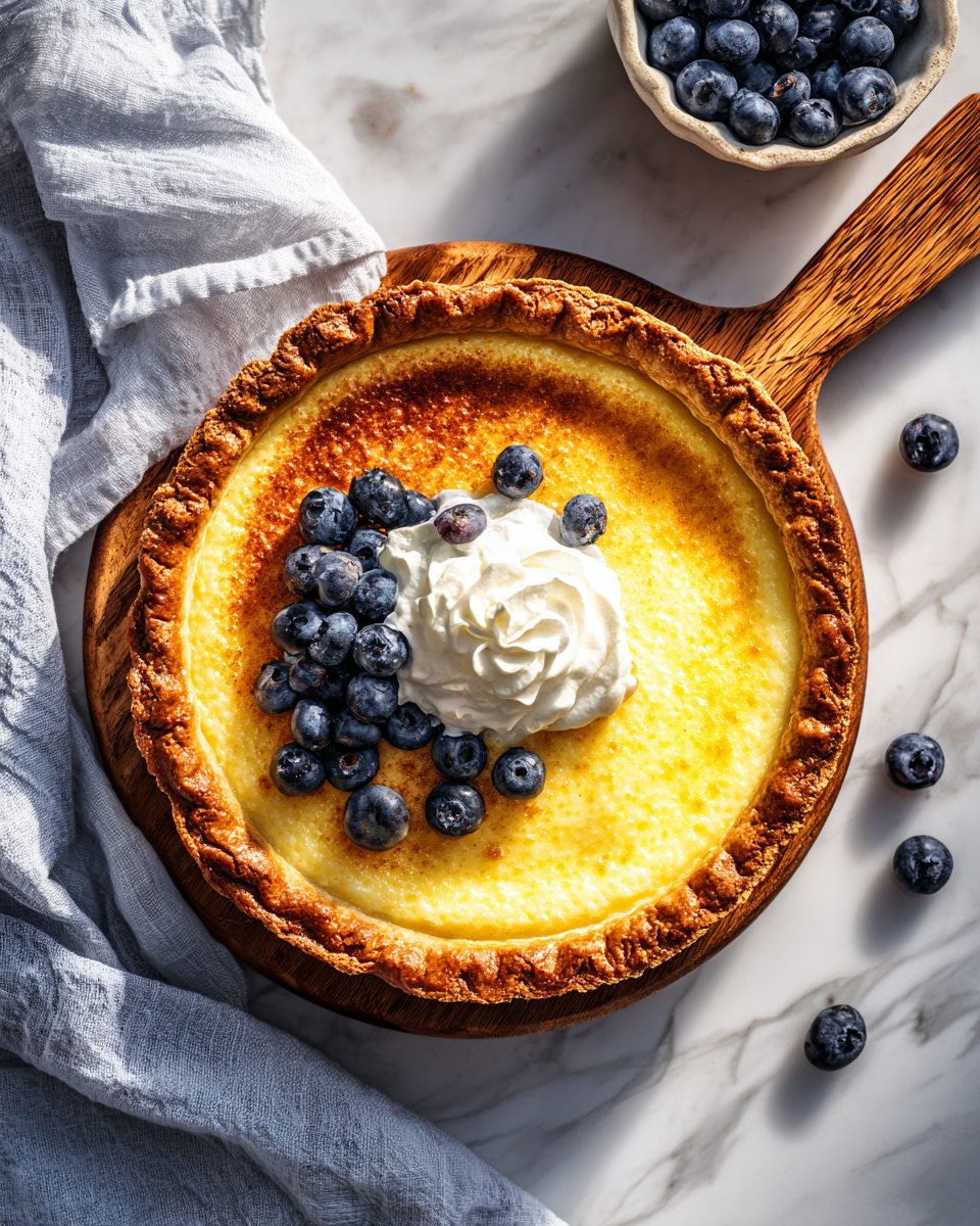 Lahodný buttermilk koláč podávaný se šlehačkou a ovocem, ideální pro rodinné oslavy.