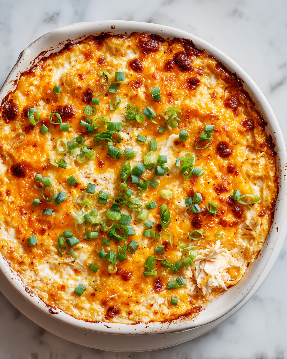 Nashville Hot Chicken Dip podávaný na talíři s čipsy a zeleninou