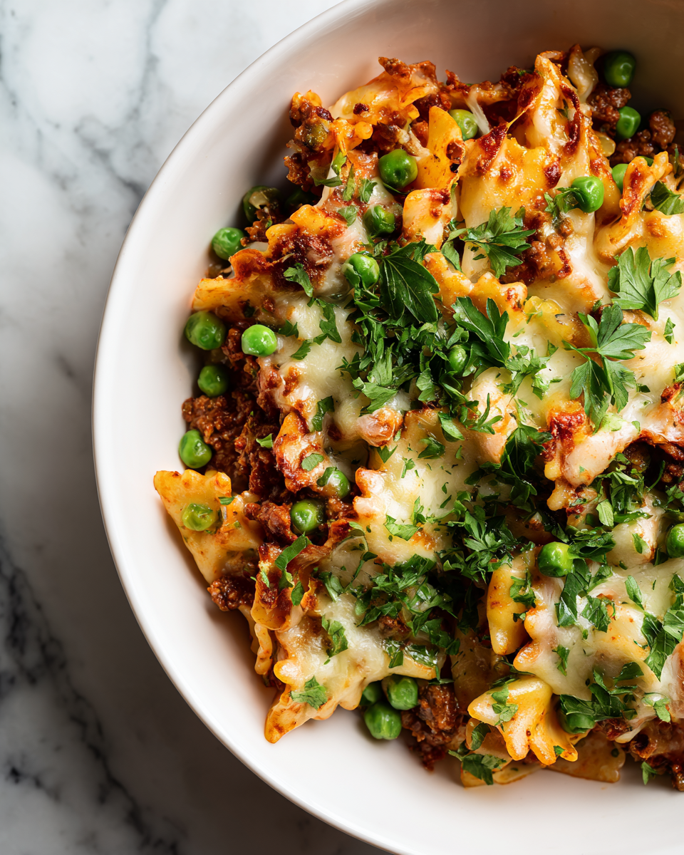 Lahodné zapečené těstoviny s mletým masem